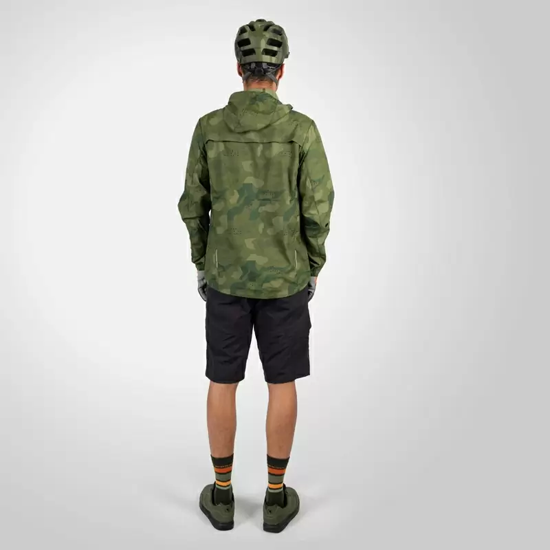 Hummvee WP Shell Jacket Green Size S #9