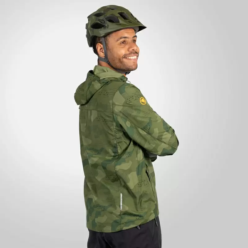 Giacca Hummvee WP Shell Jacket Verde Taglia M #5