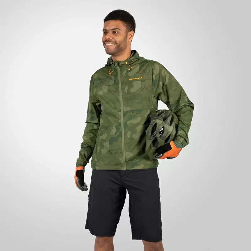 Giacca Hummvee WP Shell Jacket Verde Taglia M #6