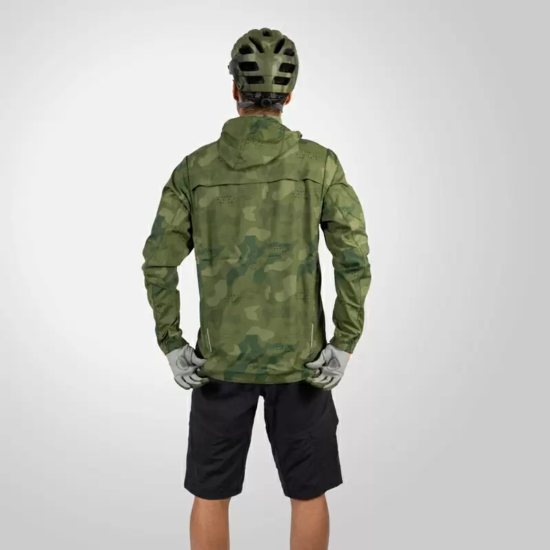 Giacca Hummvee WP Shell Jacket Verde Taglia M #7