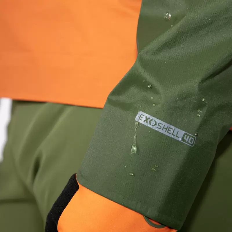 Jersey Impermeable Rainproof MT500 Lite Verde/Naranja Talla L #6