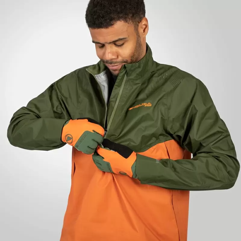 Jersey Impermeable Rainproof MT500 Lite Verde/Naranja Talla L #7