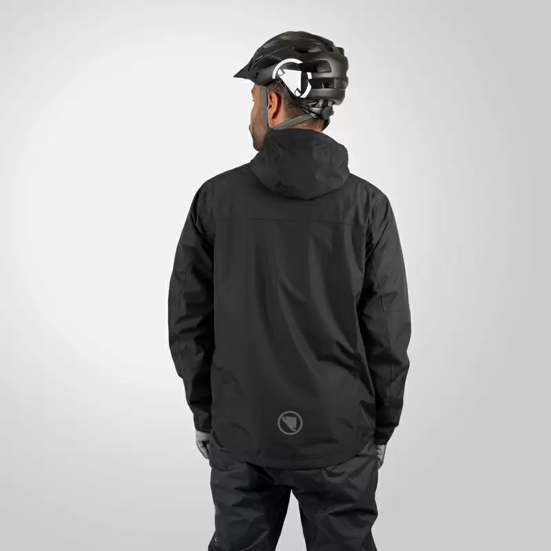 Antipioggia Hummvee 3 in 1 Impermeabile Nero Taglia S #3