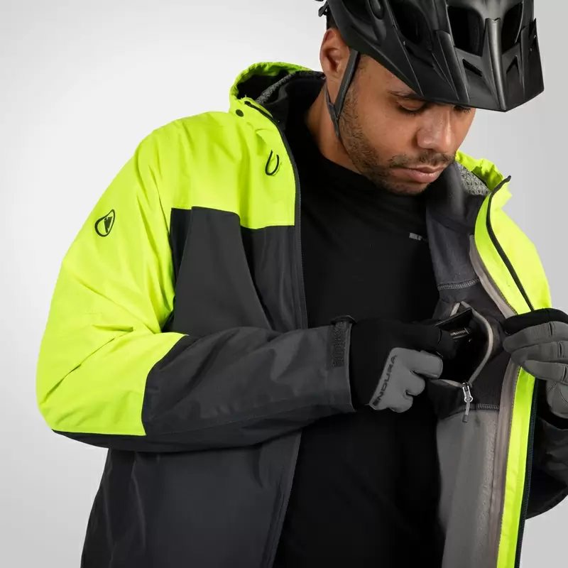 Antipioggia Hummvee 3 in 1 Impermeabile Giallo Taglia XXL #10