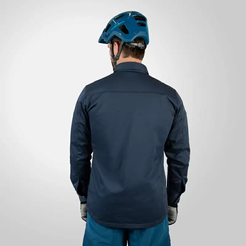 Hummvee Shacket Shirt Blue Size M #3