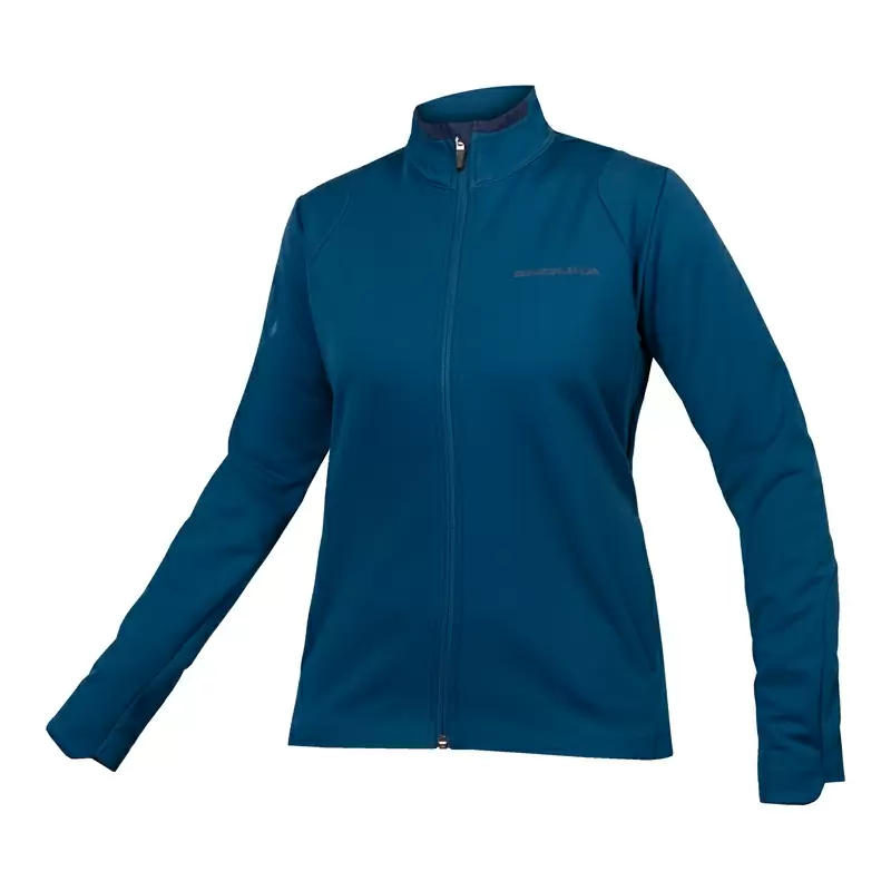SingleTrack Softshell Ghillie Jacke für Damen, Blau, Größe XS - image