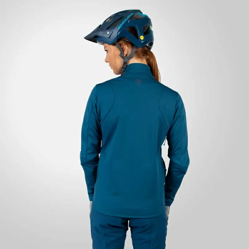SingleTrack Softshell Ghillie Jacke für Damen, Blau, Größe XS #3
