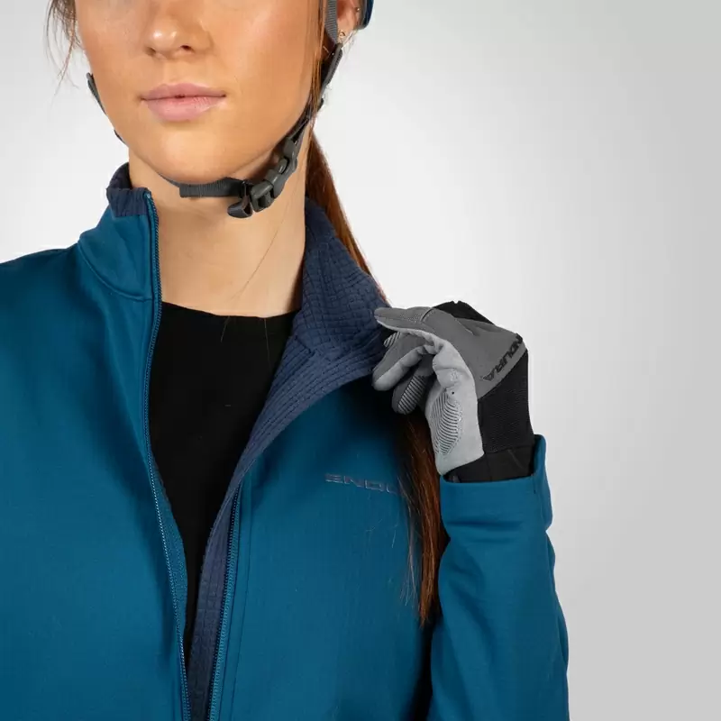 SingleTrack Softshell Ghillie Jacke für Damen, Blau, Größe XS #7
