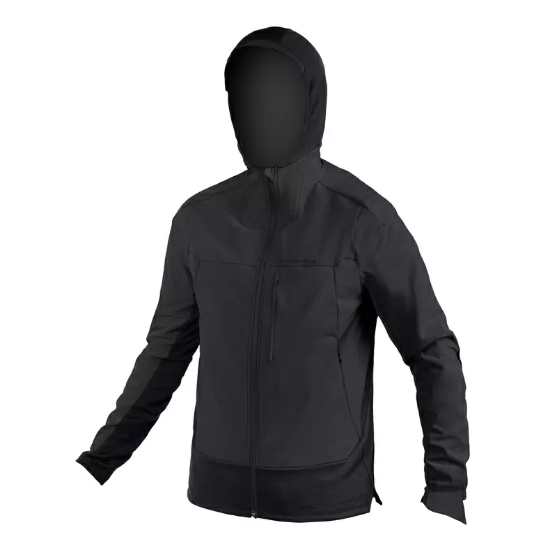 Giacca MTB Invernale MT500 Polartec Jacket Nero Taglia L - image