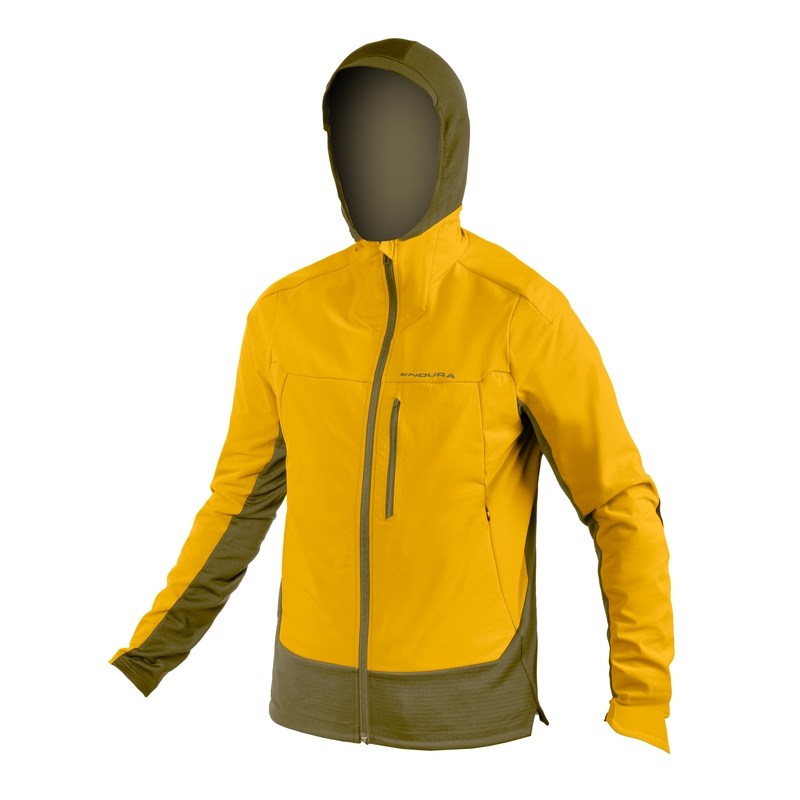 Winter MTB Jacket MT500 Polartec Jacket Yellow Size S