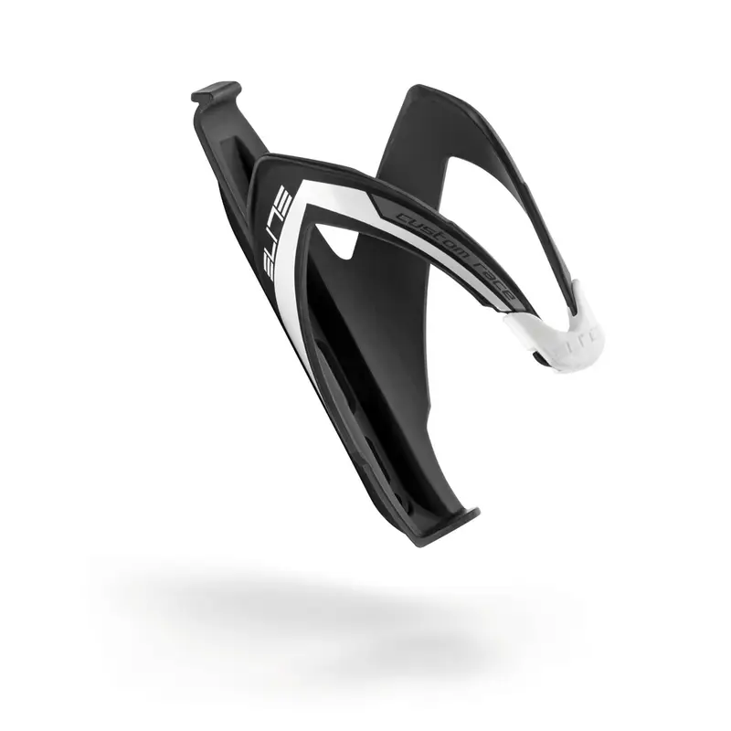 Portaborraccia CUSTOM RACE nero opaco logo bianco - image