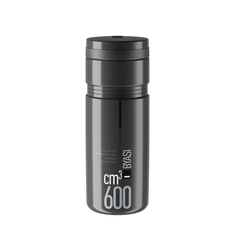 Byasi Vorratsflasche 600ml grau
