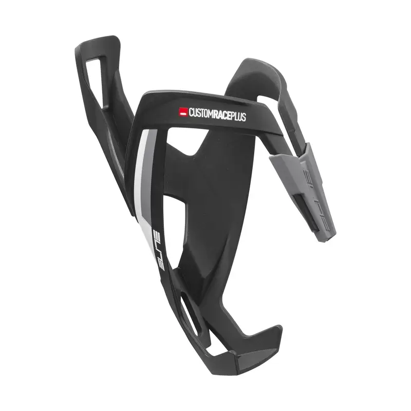 Custom Race Plus Bottle Cage Matt Black/White - image