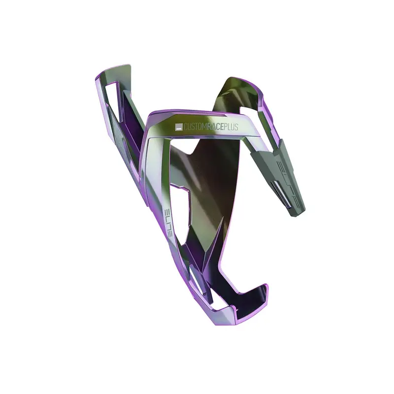 Custom Race Plus Bottle Cage Green/Purple - image