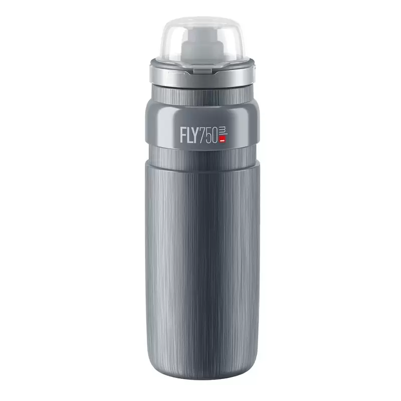 Fly MTB Tex Gray 750ml Water Bottle with Protective Lid #1