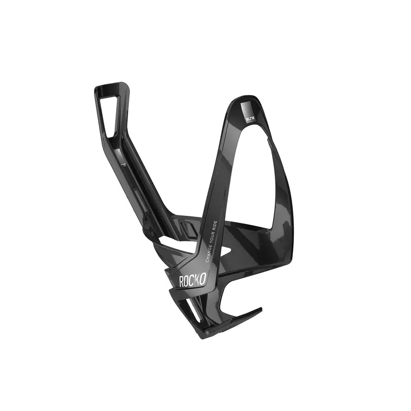 Rocko Carbon Bottle Cage black gloss / white 21gr - image