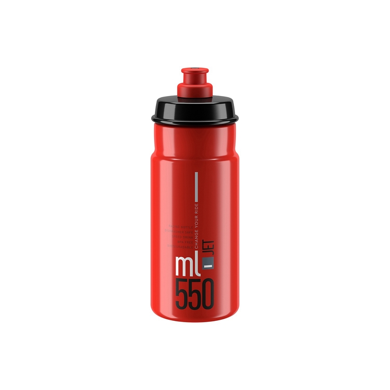 Borraccia Jet 550ml Rosso/Grigio