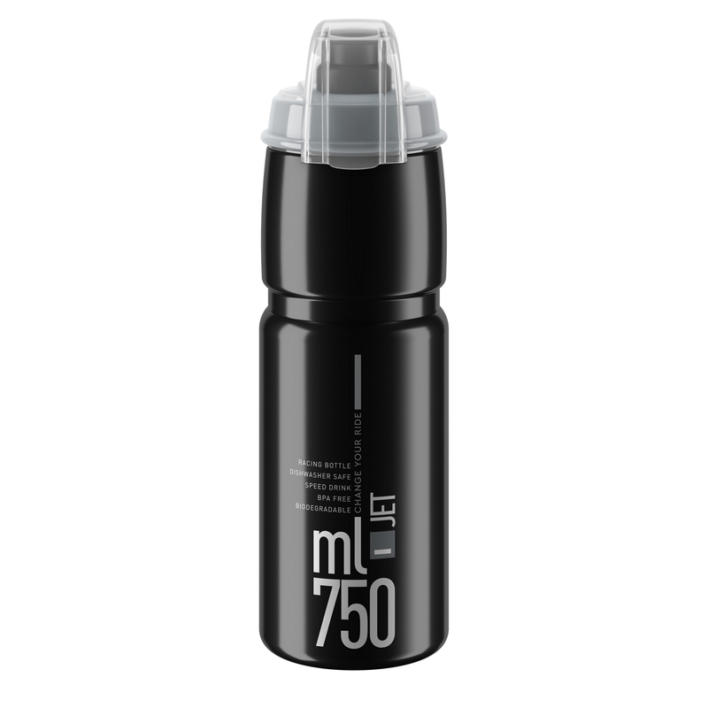 Water Bottle Jet Plus Black 750ml