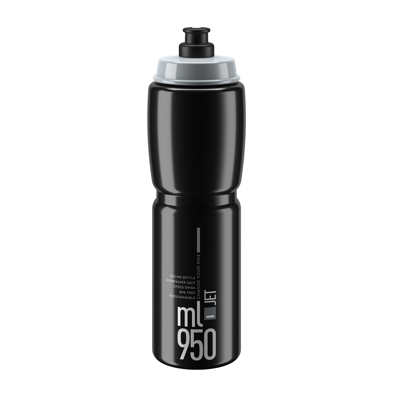 Water Bottle Jet Black 950ml