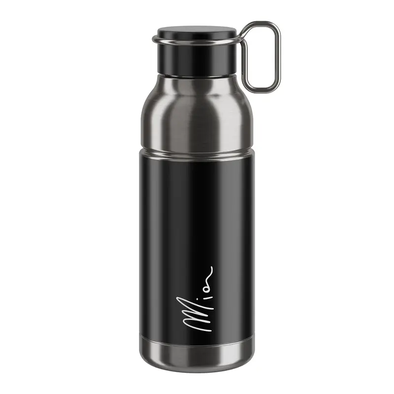 Mia Bottle 650ml Stainless Steel Black/Silver - image