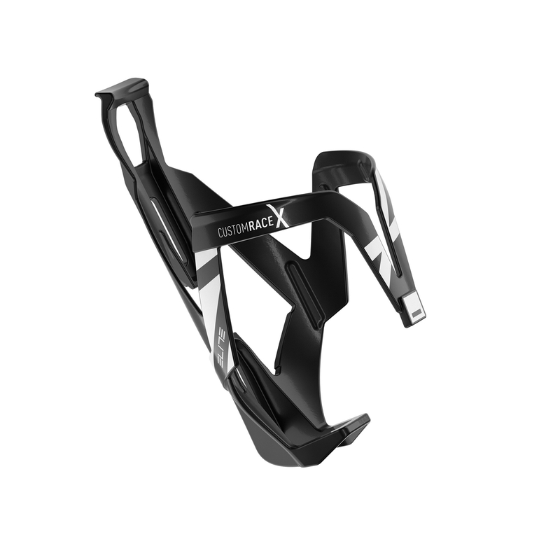 Custom RaceX Trinkflaschenhalter Schwarz/Weiß