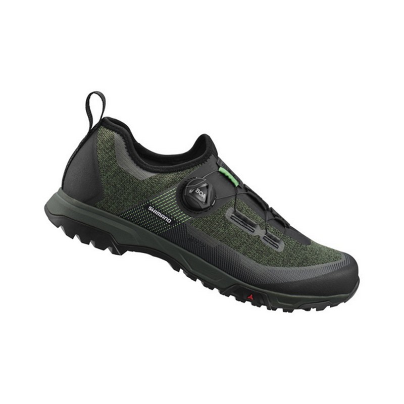 MTB Flat Shoes SH-ET701 Green Size 39