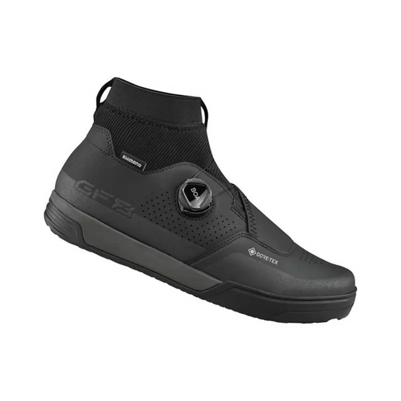 SH-GF800GTX GORE-TEX Waterproof Flat MTB Shoes Black Size 47 - image