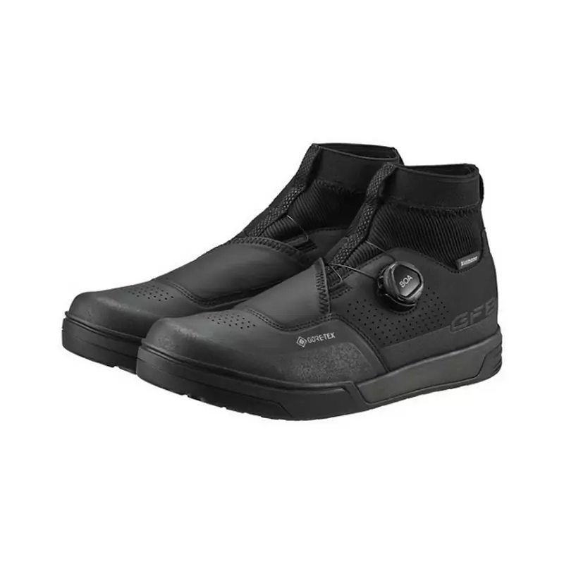 SH-GF800GTX GORE-TEX Waterproof Flat MTB Shoes Black Size 48 #4