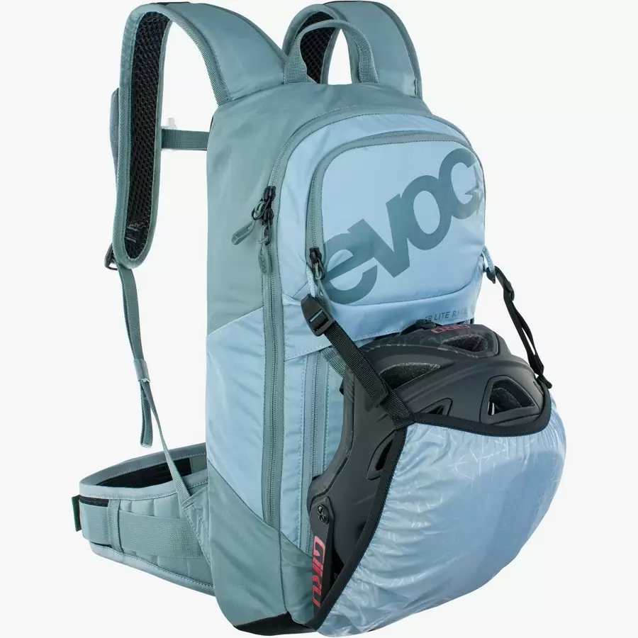 FR LITE RACE 10 Backpack With Back Protector 10L Light Blue Size M/L #2
