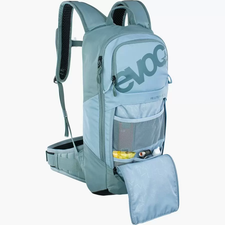FR LITE RACE 10 Backpack With Back Protector 10L Light Blue Size M/L #4