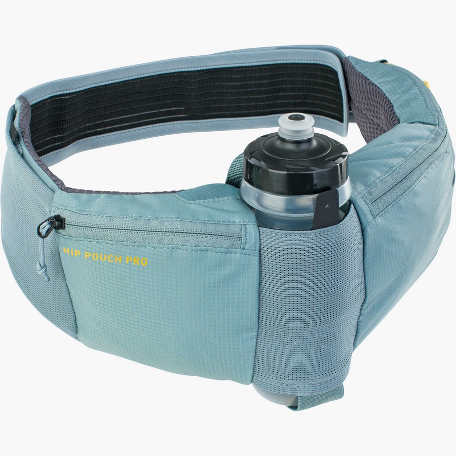 Marsupio Hip Pouch Pro 1,5 l Stahl mit 550 ml Trinkflasche