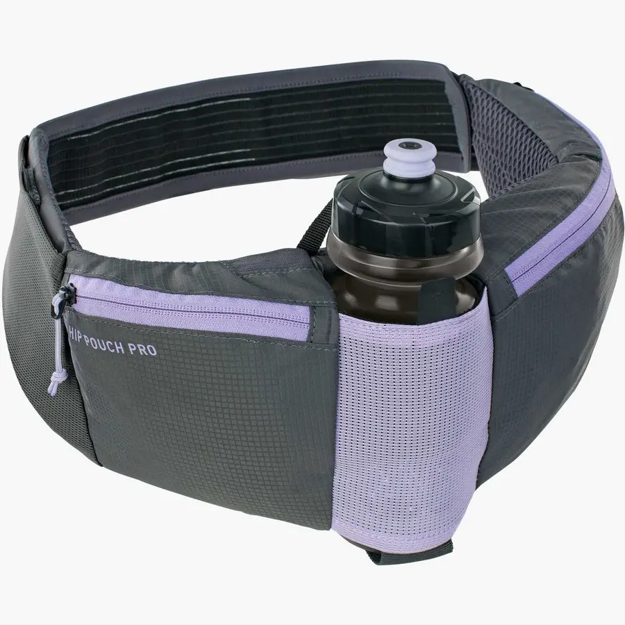 Marsupio Hip Pouch Pro 1L + Garrafa 0,55 Preto/Violeta - image