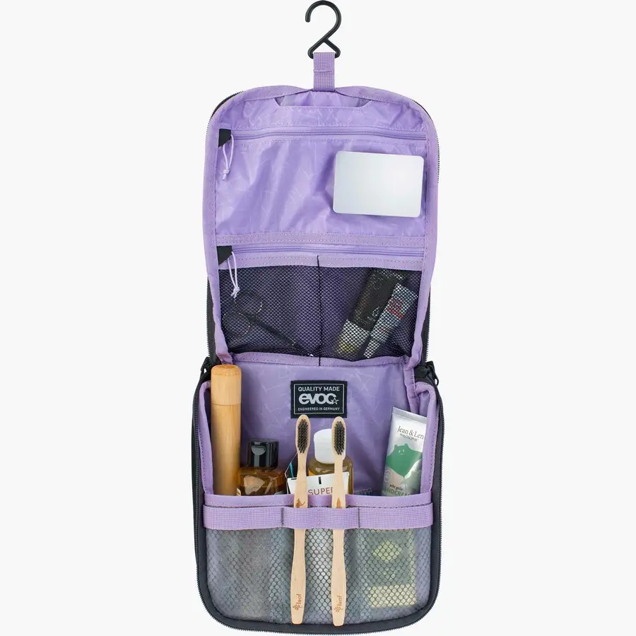 Bolso de Lavabo Multicolor Gris Carbono / Rosa Púrpura Tamaño 2.5L #1