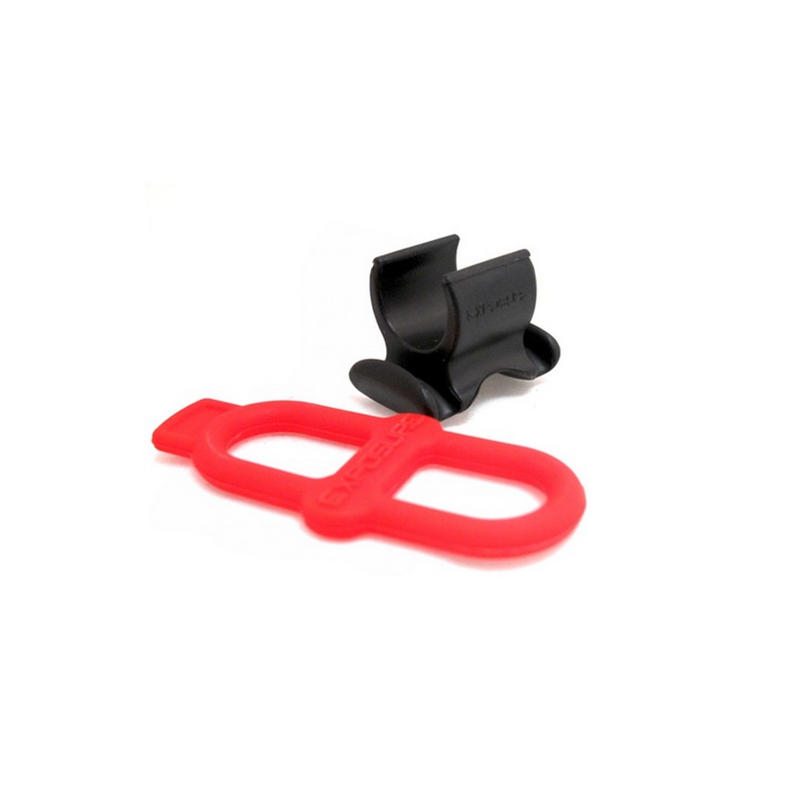 Support pour fixation du flash/trace sur la tige de selle