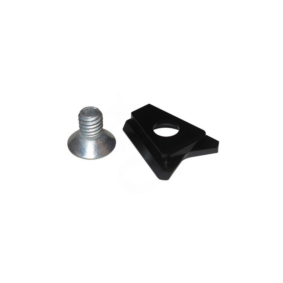 Cala y tornillo para clip adaptador de luz de casco para montaje en soportes de manillar