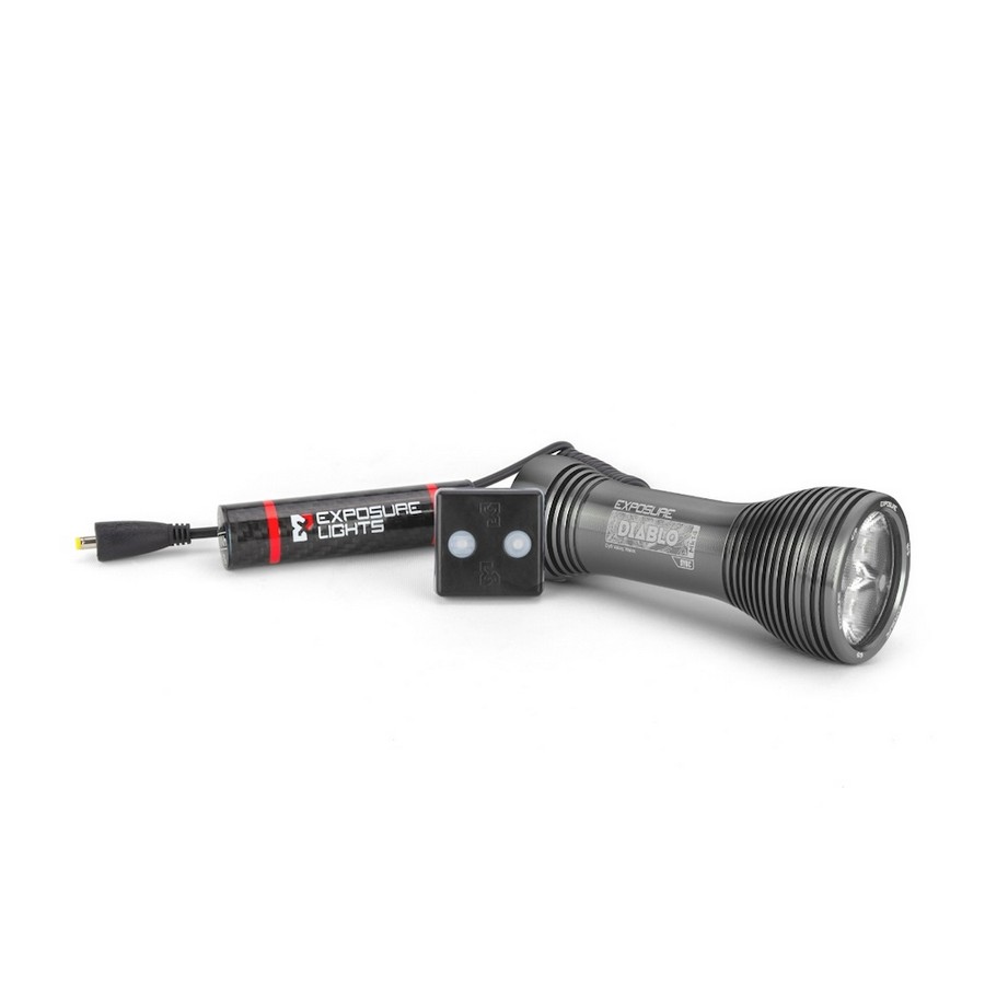Luz frontal Diablo Sync Pack 2100 lúmens com bateria externa