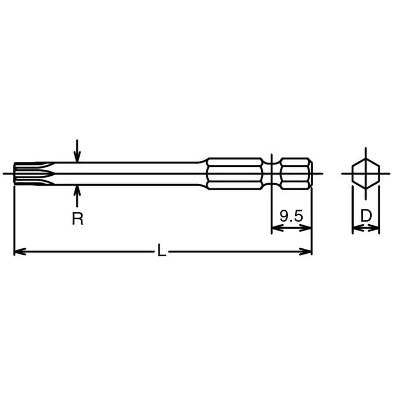 Inserto Torx Plus Attacco 1/4