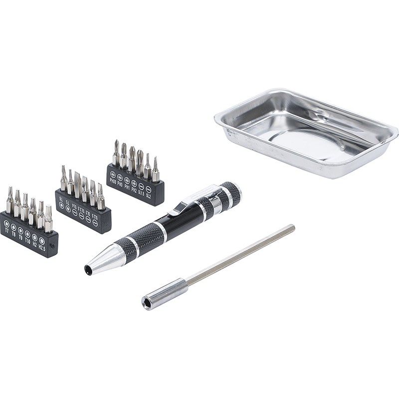 Set 10 Pièces, Inserts de Précision + Plateau Magnétique - Code BGS20821
