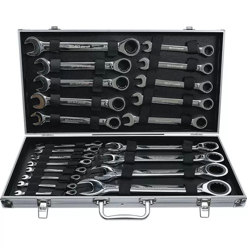 Set 22 Pcs, Combination Ratchet Wrenches, 6-32 Mm - Code BGS30009 - image