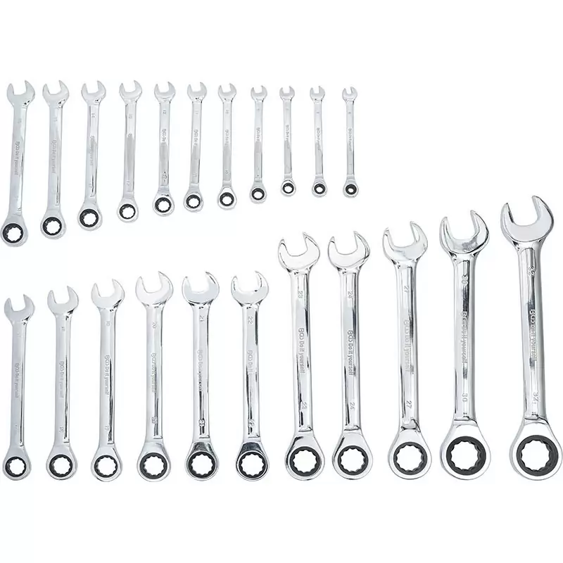 Set 22 Pcs, Combination Ratchet Wrenches, 6-32 Mm - Code BGS30009 #2