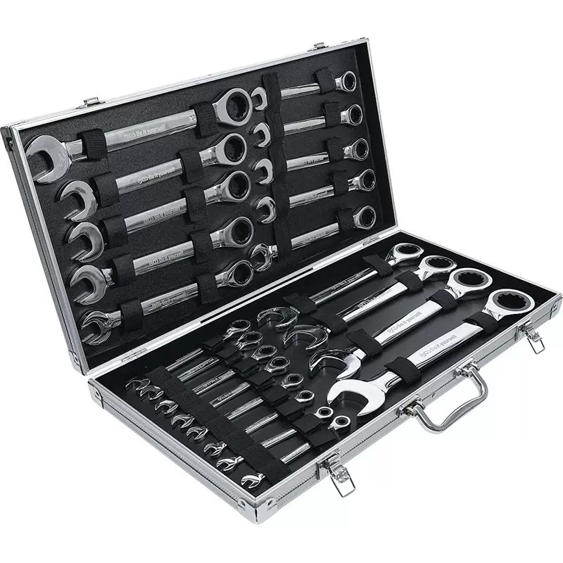 Set 22 Pcs, Combination Ratchet Wrenches, 6-32 Mm - Code BGS30009 #3