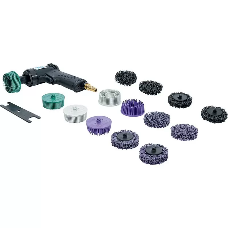 Set 17 Pieces, Grinder With Abrasive Discs And Bristle - Code BGS3328 #1
