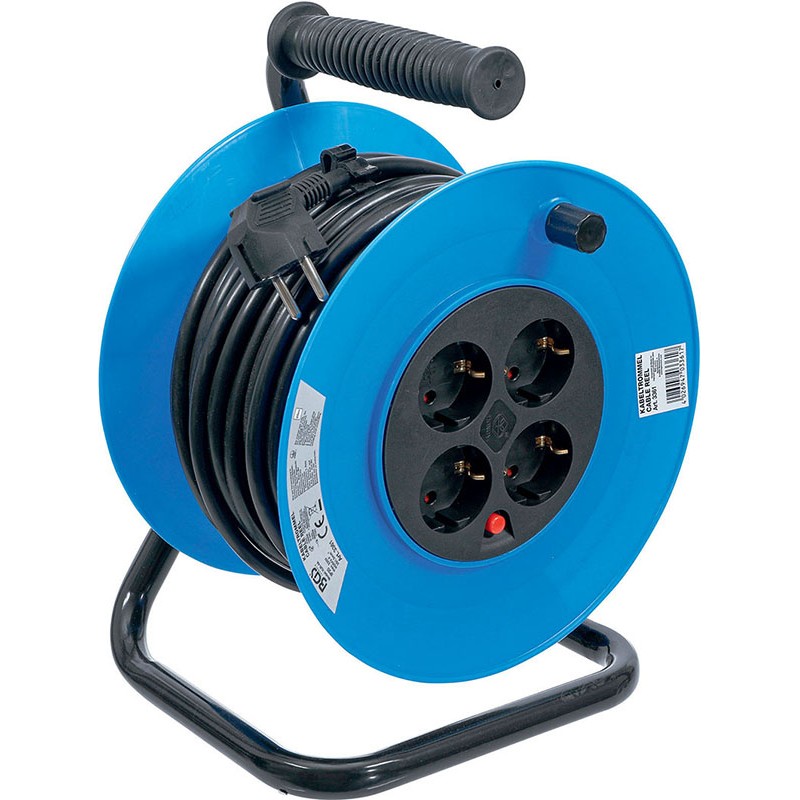Rallonge électrique avec enrouleur, 25M - Code BGS3361