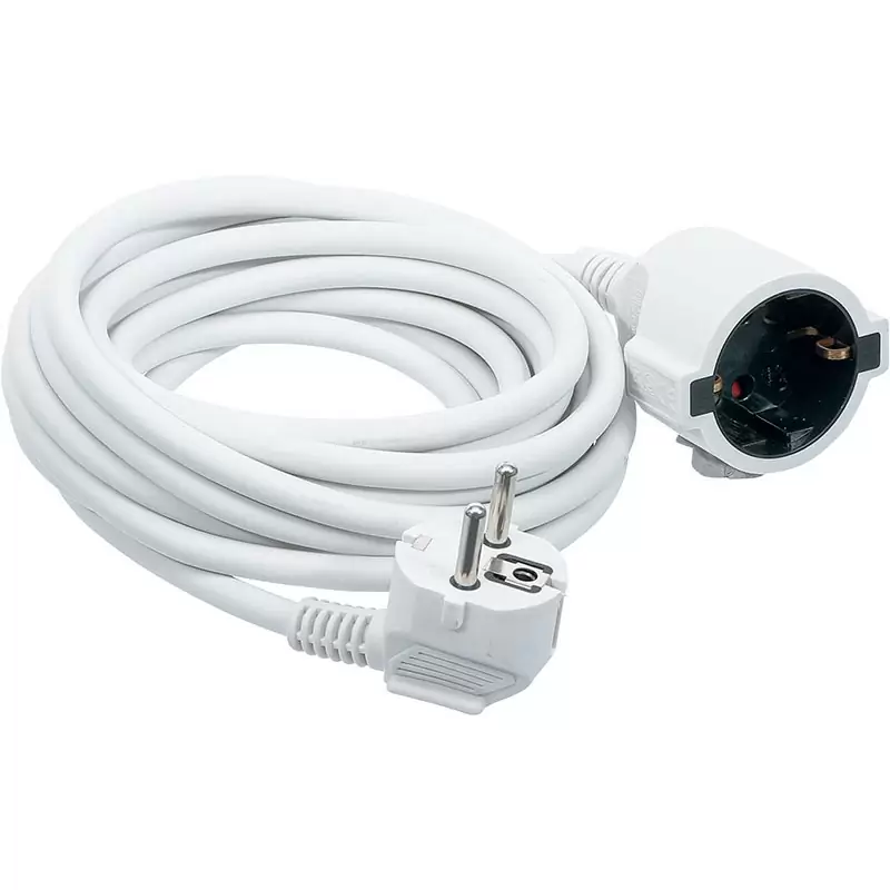 Extension cord, IP 20, 5 meters - Code BGS3366 - image