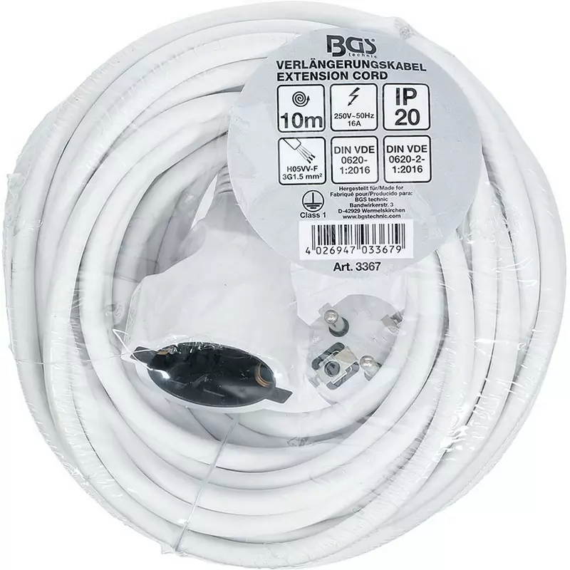 Cable de extensión, IP 20, 10 metros - Código BGS3367 #2