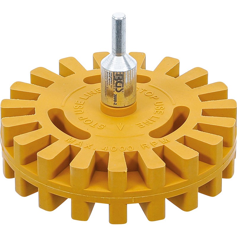 Disco Cancellatore In Gomma Per Lamiera,Con Lamelle,Ï 100 Mm - Codice BGS3999-2