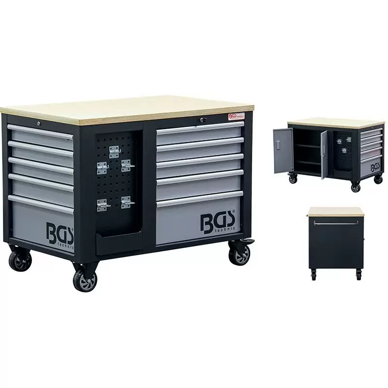 Empty Tool Trolley 10 Drawers - Code BGS4199 #9