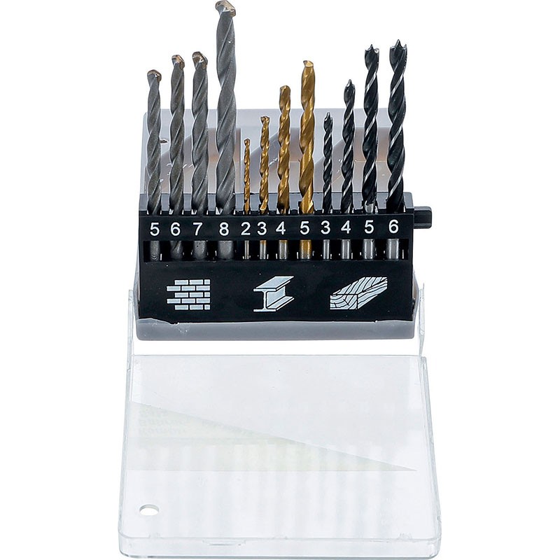 Set 12 Pz,Punte Assortite,2-8 Mm - Codice BGS50812