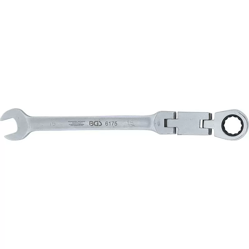 C/Double Joint Wrench 15mm - Code BGS6175 #4