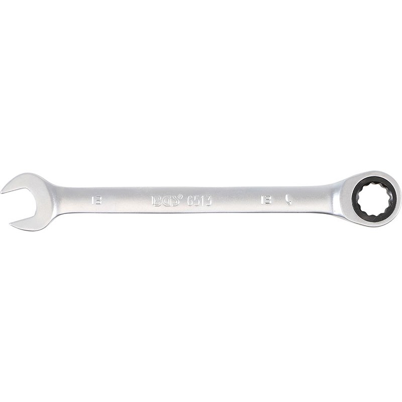 Clé à cliquet polygonale satinée 13 mm L.180 - Code BGS6513